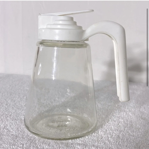 Vintage Gemco  White/cream Top Syrup Dispenser - Picture 3 of 8